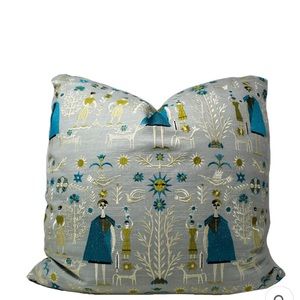 Seaglass Accent Throw Pillow By Decor Fifty Five 22”